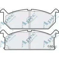 Тормозные колодки, дисковые, комплект APEC BRAKING FM0M0YN 1265470045 PAD526 HEK2 5