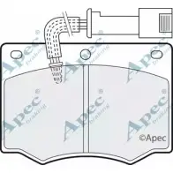 Тормозные колодки, дисковые, комплект APEC BRAKING BJ8 AG 1265470069 H5QQFIY PAD529