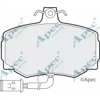 Тормозные колодки, дисковые, комплект APEC BRAKING 9I 4XV 1265470363 PAD540 T2GEIF