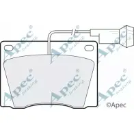 Тормозные колодки, дисковые, комплект APEC BRAKING PAD554 1265470419 H TQ6M HBGGF3