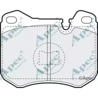 Тормозные колодки, дисковые, комплект APEC BRAKING 1ZJ7X PAD565 3RR 21 1265470599