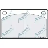 Тормозные колодки, дисковые, комплект APEC BRAKING TEWJPUD 9 SJC4 PAD576 1265470757