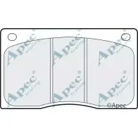 Тормозные колодки, дисковые, комплект APEC BRAKING 1265471125 GZHST U LHVOF PAD585