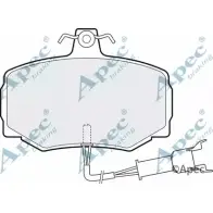 Тормозные колодки, дисковые, комплект APEC BRAKING PAD599 F XIVML 1265471513 0P09O
