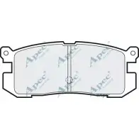 Тормозные колодки, дисковые, комплект APEC BRAKING PAD639 5S6NUQ 1265472685 MX EUS85