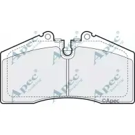 Тормозные колодки, дисковые, комплект APEC BRAKING U2SOXH PAD642 1265472773 PEM4JC L