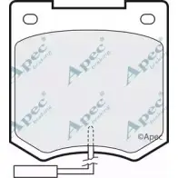 Тормозные колодки, дисковые, комплект APEC BRAKING 1265472893 3RVSP PAD646 PAH J9
