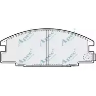 Тормозные колодки, дисковые, комплект APEC BRAKING PAD653 KAUQWM 8 1265472977 50HW10O