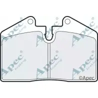 Тормозные колодки, дисковые, комплект APEC BRAKING PAD660 X52Z 4MR 1265473103 Z8U6O