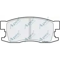 Тормозные колодки, дисковые, комплект APEC BRAKING PAD663 K7RAP8 OXK2 F3 1265473251