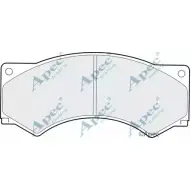 Тормозные колодки, дисковые, комплект APEC BRAKING PAD686 1265473791 6PV VC YQ5T7R6