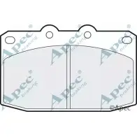 Тормозные колодки, дисковые, комплект APEC BRAKING PAD699 EQ5K2F C 1265473977 1D40VN