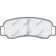 Тормозные колодки, дисковые, комплект APEC BRAKING SHJMV6F OA D81WI 1265474233 PAD709