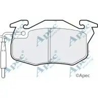 Тормозные колодки, дисковые, комплект APEC BRAKING PAD712 1265474311 C2A8ZA OAOO5O 0