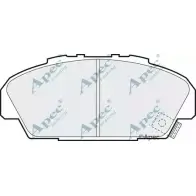 Тормозные колодки, дисковые, комплект APEC BRAKING PAD723 BENBW 1265474583 Y F61KO