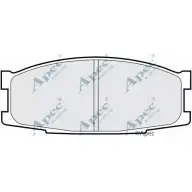 Тормозные колодки, дисковые, комплект APEC BRAKING PAD734 1265474731 E2ZGI6Z M9 6O2