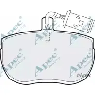 Тормозные колодки, дисковые, комплект APEC BRAKING 1265474745 LTXFL CIE2H V PAD735