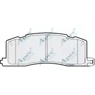 Тормозные колодки, дисковые, комплект APEC BRAKING PAD754 AF OTZ 1265475049 W327A0L