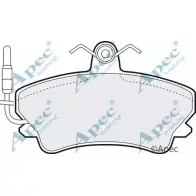 Тормозные колодки, дисковые, комплект APEC BRAKING A5A8A 7 PAD764 1265475225 B2UZLN5