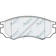 Тормозные колодки, дисковые, комплект APEC BRAKING UIBL S PAD790 1265475735 LU4KW