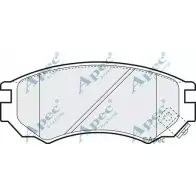 Тормозные колодки, дисковые, комплект APEC BRAKING 6CSND PT2 JA1 PAD791 1265475743