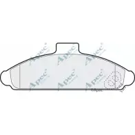 Тормозные колодки, дисковые, комплект APEC BRAKING 9G05N PAD793 1265475867 OR IXN6