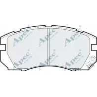 Тормозные колодки, дисковые, комплект APEC BRAKING 42ZEI4 N00M N 1265476889 PAD845