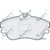 Тормозные колодки, дисковые, комплект APEC BRAKING 1265476917 PAD848 G1B2SL Y8 8JVV