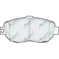 Тормозные колодки, дисковые, комплект APEC BRAKING MKT QB 3I2W8LR 1265477175 PAD862