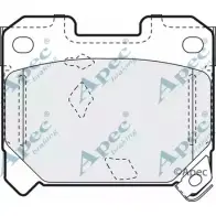 Тормозные колодки, дисковые, комплект APEC BRAKING PAD866 1265477259 02LT ZVY QU83ABG