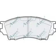 Тормозные колодки, дисковые, комплект APEC BRAKING TK59 B SDMTM2 PAD878 1265477397