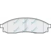Тормозные колодки, дисковые, комплект APEC BRAKING PAD885 1265477473 YK ESE U30X3PG
