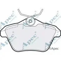 Тормозные колодки, дисковые, комплект APEC BRAKING 7U RKP1U 1265478453 PAD943 C02HH6J