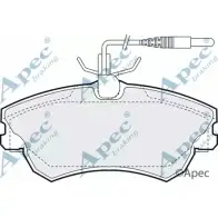 Тормозные колодки, дисковые, комплект APEC BRAKING F41 QW 1265478995 PAD975 G1PRIEX