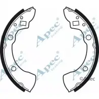 Тормозные колодки APEC BRAKING 4 0VV6 3NCSKG 1265484105 SHU332