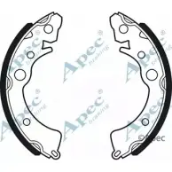 Тормозные колодки APEC BRAKING SHU368 4ZR JAC 1265484407 F8SV4A8
