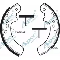 Тормозные колодки APEC BRAKING 1265484553 IT4DA SHU387 8SD8 6I1