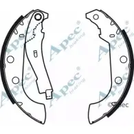 Тормозные колодки APEC BRAKING 2 SE8N SHU596 BC2FPGU 1265485179