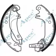 Тормозные колодки APEC BRAKING 1265485539 BZRMPKU 2D Q27 SHU671