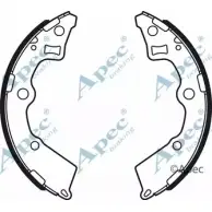 Тормозные колодки APEC BRAKING 1265485783 X55 3HQI SHU717 S3MRGE