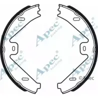 Тормозные колодки APEC BRAKING 1265485883 987V D SHU734 2DU6YM