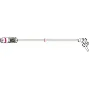 Датчик износа тормозных колодок CARRAB BRAKE PARTS 1266693777 LS3YC 3ZK 25 8118
