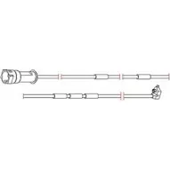 Датчик износа тормозных колодок CARRAB BRAKE PARTS T5ON9F 8125 GH8FY L9 1266693803