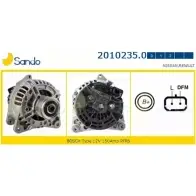 Генератор SANDO E DEIAV 2010235.0 Nissan Note (E11) 1 Хэтчбек 1.5 dCi 86 л.с. 2006 – 2012 39PKPO0