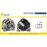 Генератор SANDO 2010250.0 Skoda Citigo (J2) 1 2011 – 2018 ZZYFMJ H QYI4