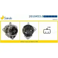 Генератор SANDO XJ27ZBU 9W8 MJ25 Renault Twingo (CN0) 2 Хэтчбек 1.2 16V (CN04. CN0A. CN0B) 75 л.с. 2007 – 2025 2010453.0