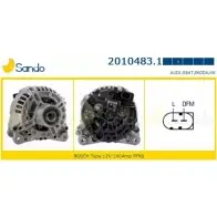 Генератор SANDO 7QMZR 2010483.1 Seat Leon (1P1) 2 Хэтчбек 9SBAU 7N