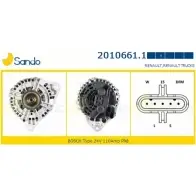 Генератор SANDO LZW Y8UV 1266725687 T70G6 2010661.1