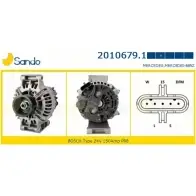 Генератор SANDO Mitsubishi Colt 6 (Z3, Z2) 2002 – 2013 33HG1 G 2010679.1 RPZXU2M