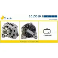 Генератор SANDO Renault Clio (KH) 4 Универсал 1.2 TCe 120 118 л.с. 2016 – 2024 2015019.1 590B 3YX 9F98A9